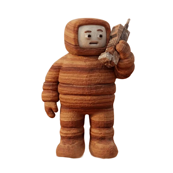 Pebbly the Red Rock